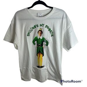 Buddy the Elf T-shirt NWT Smiling’s My Favorite Christmas Men’s Large